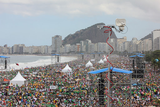 Copacabana lotada para eventos da JMJ com o Papa &#8211; it