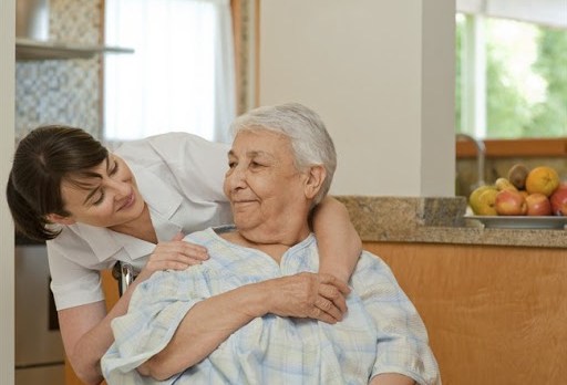 Anziani in casa di cura
