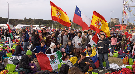 Giovani spagnoli alla GMG di Madrid 2011