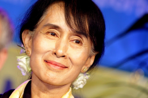 Aung San Suu Kyi dal papa