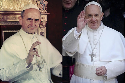 Paolo VI e Papa Francesco