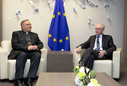 Monsignor Montenegro e Van Rompuy