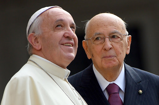 Papa Francesco e Giorgio Napolitano