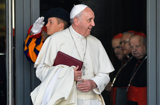 Pope Francis leaves after met cardinals &#8211; it