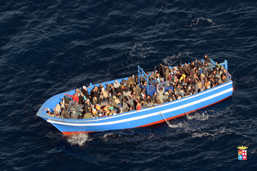 200 migrants sit in a boat during a rescue operation &#8211; it