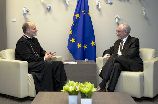 mons. Gudzkiak e presidente Van Rompuy