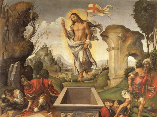 resurrection of jesus painting – it