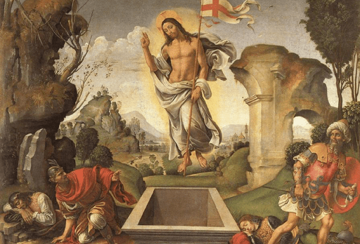 resurrection of jesus painting &#8211; it