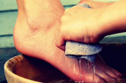 Washing of the feet