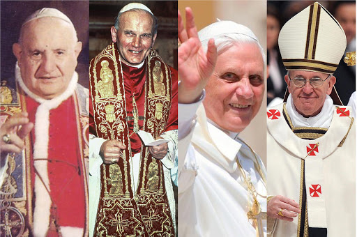 Giovanni XXIII &#8211; John Paul II &#8211; Benedict XVI &#8211; Francis