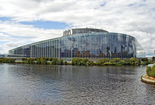 European parliament (in front of the water) &#8211; it