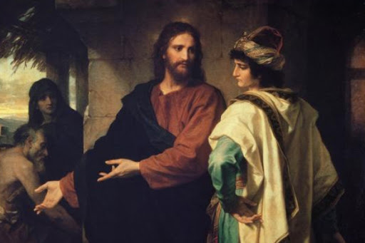Jesus and the young rich man (H.Hofmann) &#8211; it
