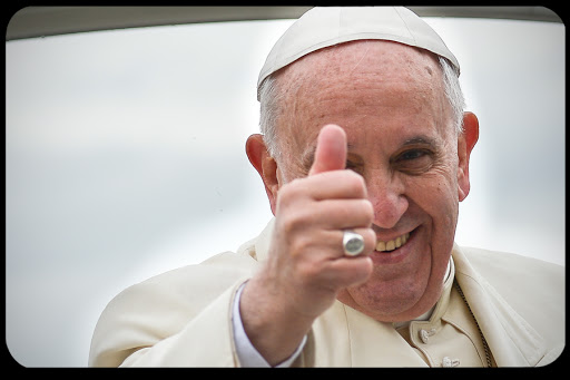 Pope Francis Thumbs Up &#8211; it