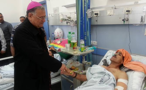 Patriarca Toual visita ospedale