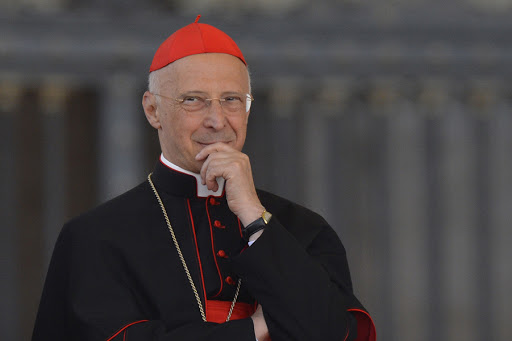 Italian cardinal Angelo Bagnasco smiles &#8211; it