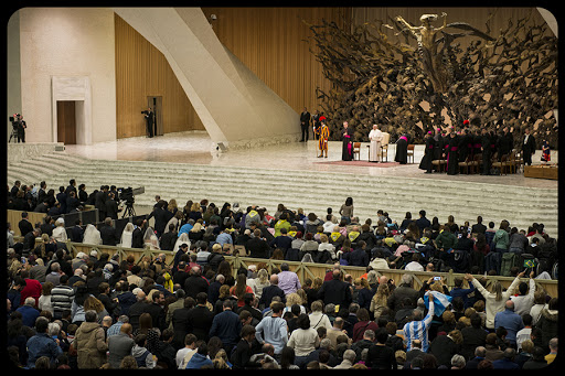 Pope Francis &#8211; General Audience &#8211; Aula Paolo VI &#8211; Vatican &#8211; 2015-01-21 &#8211; 04 © Antoine Mekary &#8211; Aleteia &#8211; it