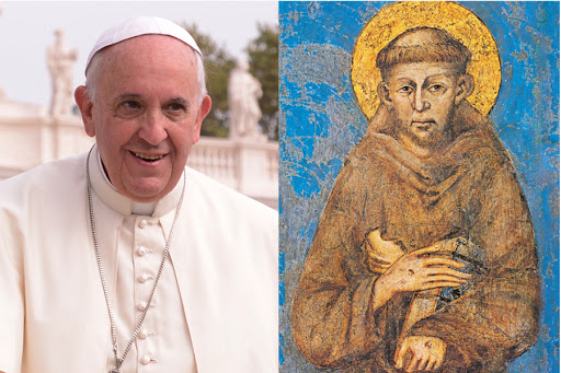 Pope Francis and Saint Francis of Assisi