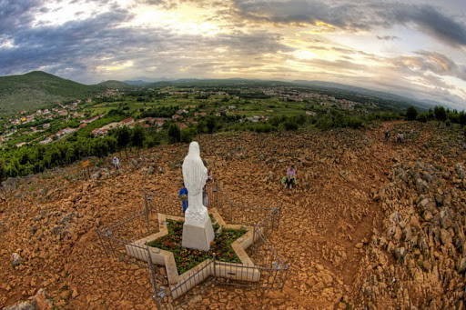 Hill of Apparition at Medjugorje – it