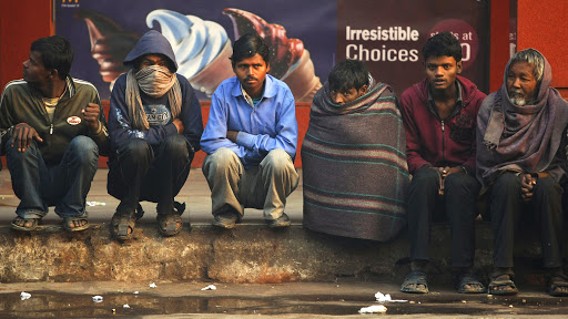 Homeless Men in India &#8211; it