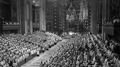 Concilio Vaticano II en la Basílica de San Pedro - it