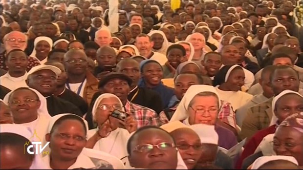 Pope Meeting with Clergy, Men and Women Religious and Seminarians in Kenya