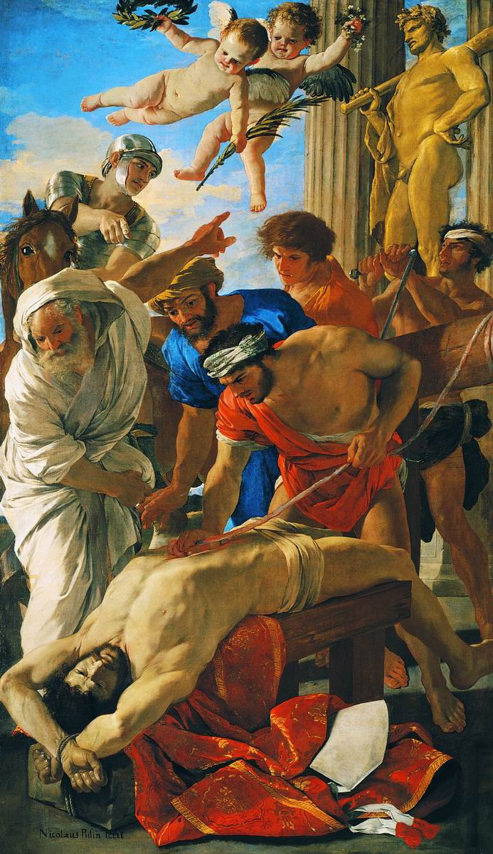 Nicolas Poussin (1594-1665), Il martirio di Sant'Erasmo, olio su tela. 320 x 186 cm, Roma, Pinacoteca Vaticana © Pinacoteca Vaticana