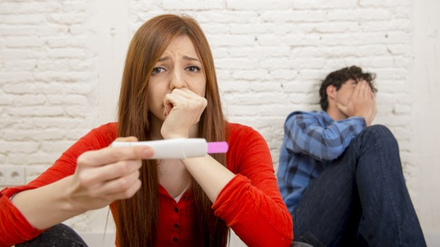 coppia test gravidanza