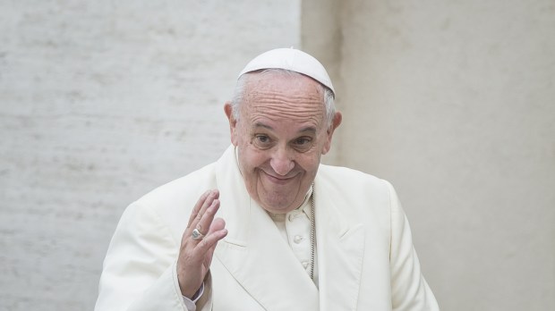 Topshot &#8211; Pope Francis Happy