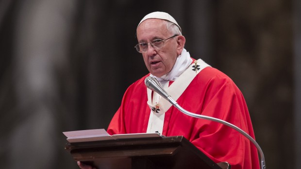 Pope Francis Pallium St peter&#8217;s Basilica