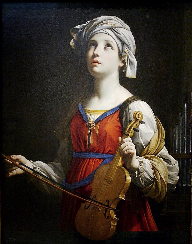 web saints St_cecilia_guido_reni ©Wikimedia