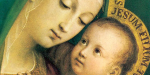 Maria e Jesus no colo