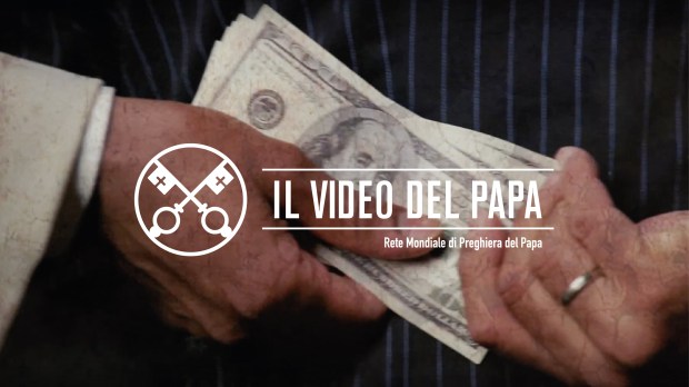 Official Image &#8211; The Pope Video 2 FEB 2018 &#8211; Say _No_ to Corruption &#8211; 3 Italian