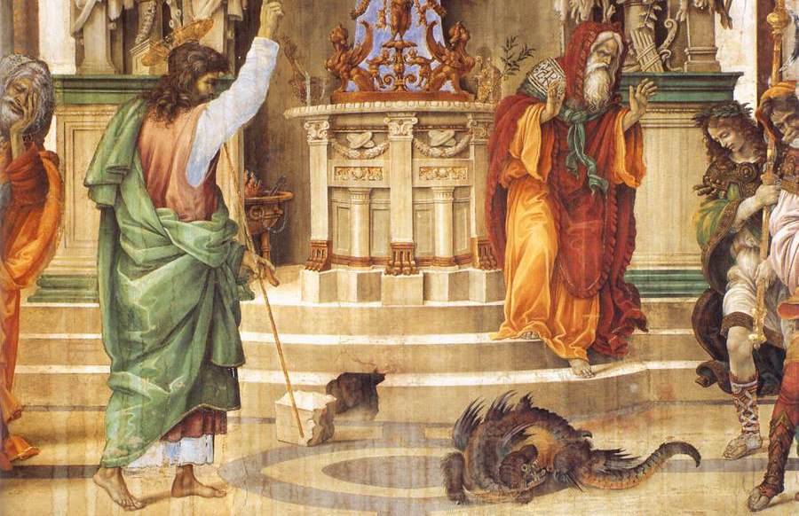 Filippino_Lippi_-_St_Philip_Driving_the_Dragon_from_the_Temple_of_Hieropolis_(detail)_-_WGA13147