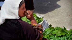 OLD WOMAN, JERUSALEM, SELLING