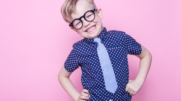 LITTLE BOY WITH GLASSES