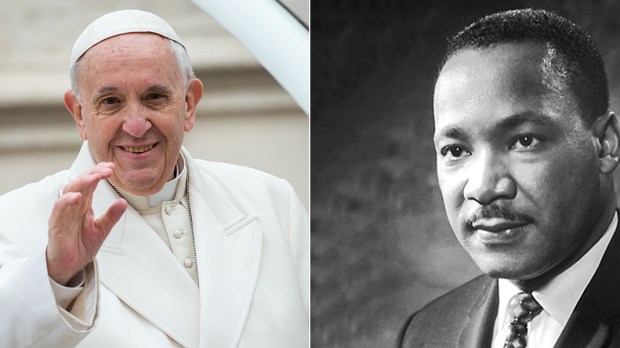POPE FRANCIS - MARTIN LUTHER KING JR.