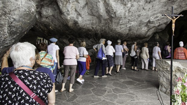 PILGRIMAGE,LOURDES,GROTTO