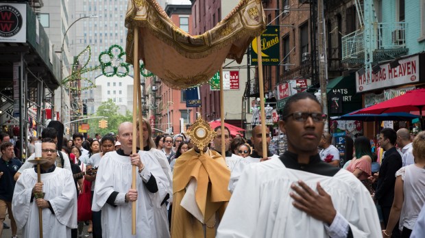 NEW YORK,PROCESSION,LITTLE ITALY