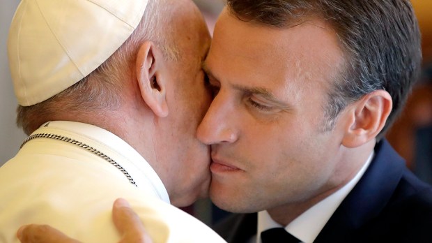 web3-french-president-emmanuel-macron-hugs-pope-francis-afp-000_16n10a