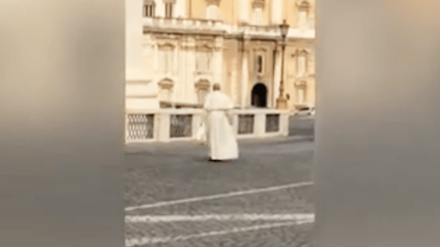 POPE WALKING