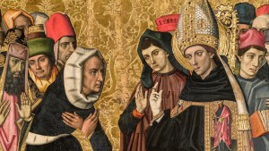 Sant'Agostino disputa contro gli eretici