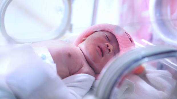 NEWBORN, GIRL, HOSPITAL