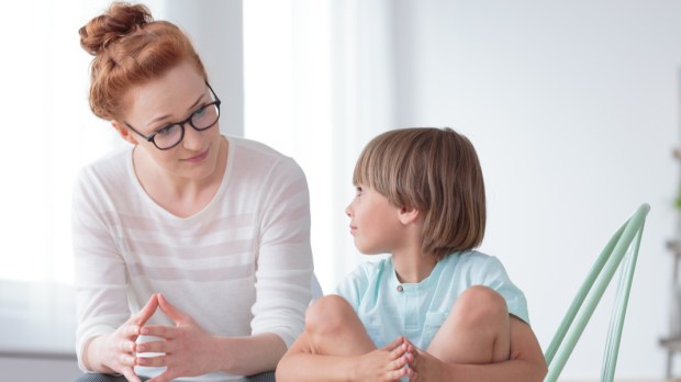 Woman - Boy - Conversation - Speak