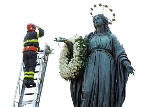 Immacolata a Piazza di Spagna – en