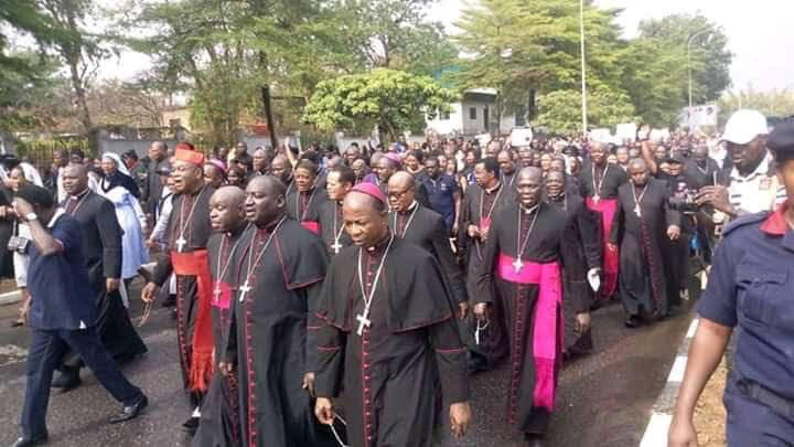 protesta vescovi nigeria abuja
