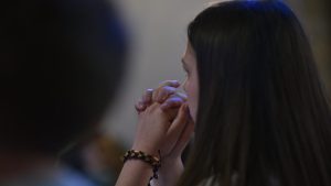 GIRL PRAYING