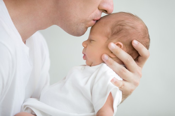 DAD AND LITTLE SON,