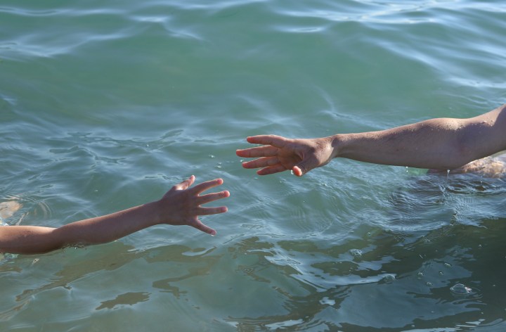 HANDS, FATHER, CHILD, WATER