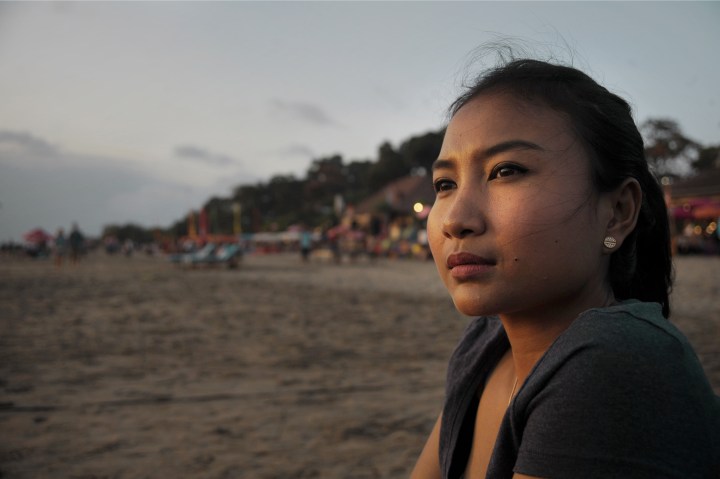 GIRL, BEACH, INDONESIA