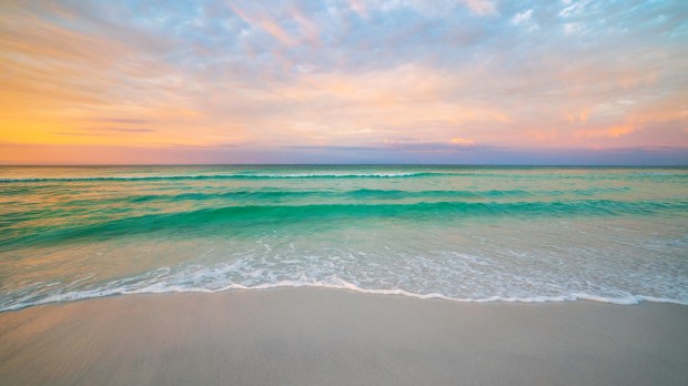 BEACH, DAWN, OCEAN